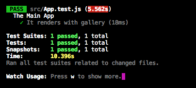 app terminal snapshot