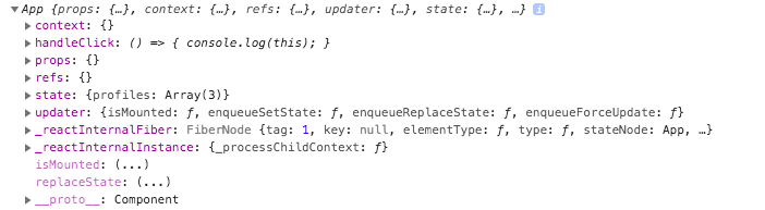 event handler React.js